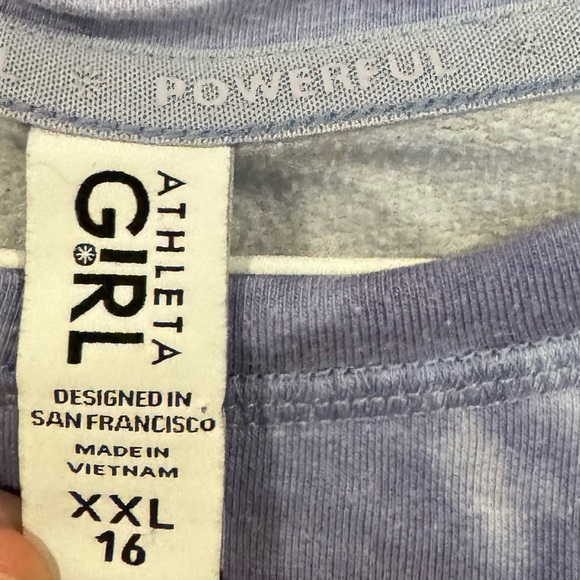 Athleta Girl All Day Tie-Dye Sweatshirt - XXL - Picture 3 of 3